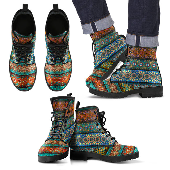 Fantastic Oriental Dream Men's Leather Boots