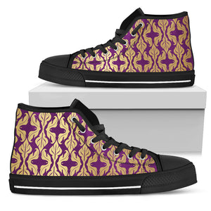 Purple Baroque Women's High Top Shoes