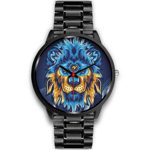 Blue Lion Abstract
