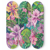 Tropical Orchid Skateboard Wall Art