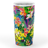Perfect Tropical Flowers Colorful Design "I'm the rainbow sheep" Tumbler
