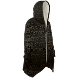 Magic Black & Gold Ornamental Sleeve Tarot Card "TWO OF RINGS" Luxury Cloak