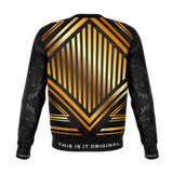 Black & Gold Geometric Luxury Edition Design Fashion Sweatshirt
