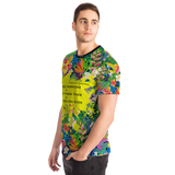 Perfect Tropical Flowers Colorful Design "Missing someone" T-shirt