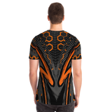Special Racing Black Edition With Orange Hexagon Design T-shirt