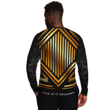 Black & Gold Geometric Luxury Edition Design Fashion Sweatshirt