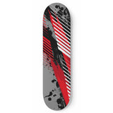 Racing Urban Style Red & Grey Vibes Skateboard Wall Art