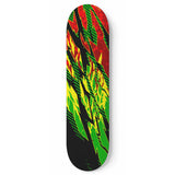 Racing Rasta Style Yellow & Green & Red Rastafarian Vibes Skateboard Wall Art