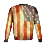 USA Soldier - Real American Angry Skull Design - Fashion Luxury Sweatshirt