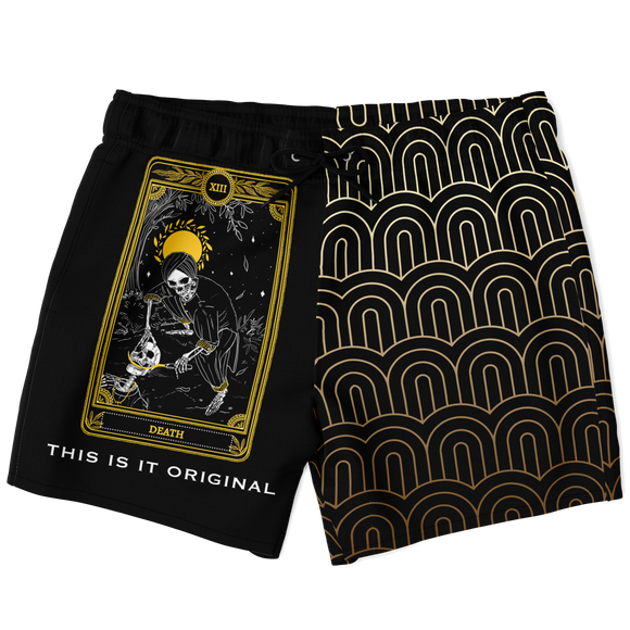 Magic Black & Gold Ornamental Sleeve - Tarot Card 