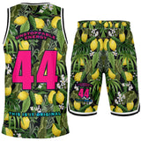 Citrus Party Luxury Unisex with Pink Vibe Basketball Set