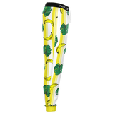 Tropical Jungle Banana and Leaves Yellow Design Fashion Stylish Joggers