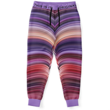 "Future Boyfriend & Future Girlfriend" Edition Energy Violet & Lava Pink Special Stripes Design Fashion Unisex Luxury Sweatpants