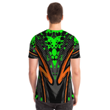 Special Racing Black Edition With Green Neon Bubbles Design T-shirt