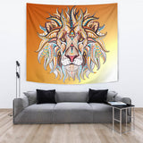 Mystical Lion's Head Tapestry
