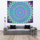 Luxury Psychedelic Purple Tapestry