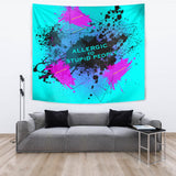 Allergic to stupid people Luxury Decoration Art On The Wall - Tapestry
