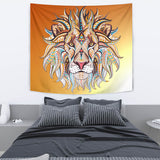 Mystical Lion's Head Tapestry