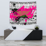 You don't like quote and Black & Pink Positive Design Tapestry