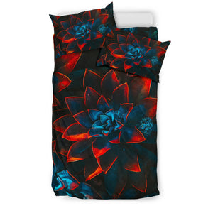 Dark Mode Flowers Special Design Bedding Set
