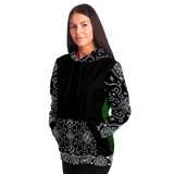 Neon Green F*ck My Ex - Paisley Design Sleeve and Details Fashion Hoodie