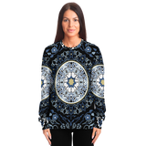 Dark Blue Ornamental Mandala Luxury Design Fashion Sweatshirt