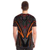 Special Racing Black Edition With Wild Red Hexagon Design T-shirt