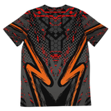 Special Racing Black Edition With Wild Red Hexagon Design T-shirt