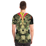 Special Camouflage Army Edition With Perfect Hexagon Design T-shirt