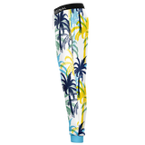 Tropical Palm Trees Light Blue & Dark Blue Design Fashion Stylish Joggers