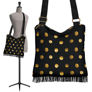 Luxury Golden Dots Crossbody Boho Handbag