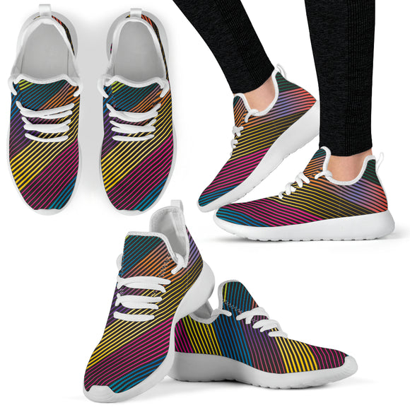 Party Lights On Mesh Knit Sneakers