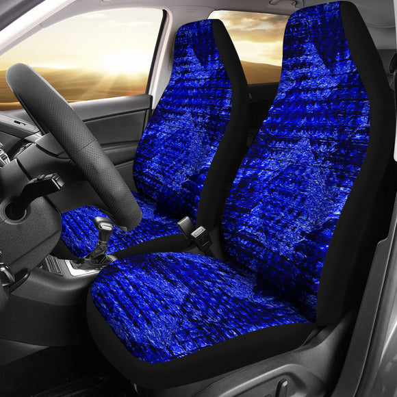 Dangerous Blue Car Seat Cover