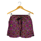 Flowery Mandala Mosaic Women's Shorts