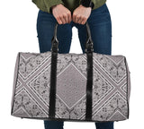 Luxury Classic Gray Bandana Style Travel Bag