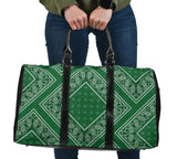 Exclusive Classic Green Bandana Style Travel Bag