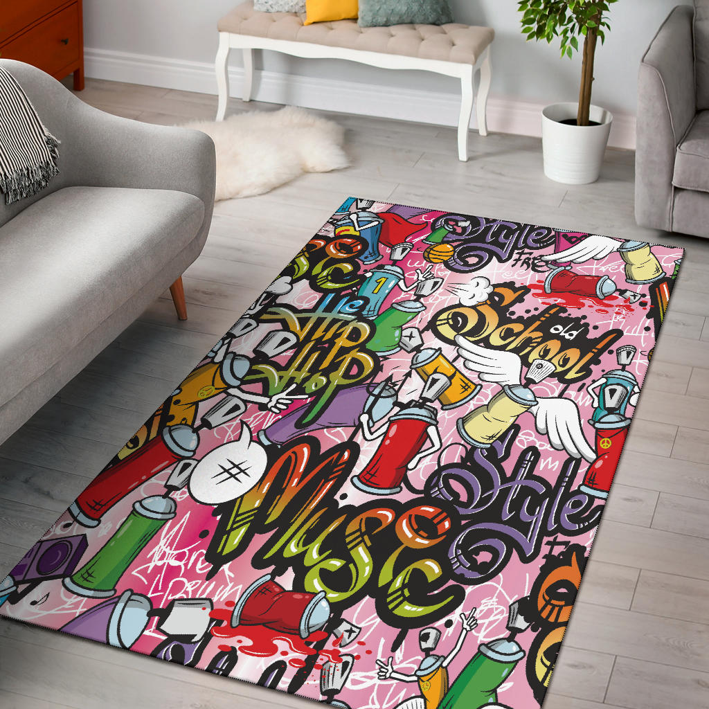 Hip Hop Rug Hip Hop Style Area Rug – This is iT Original