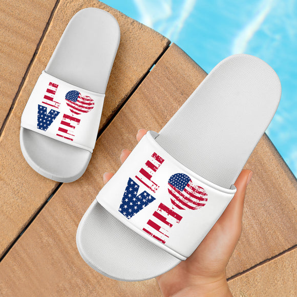 U.S. Love Slide Sandals