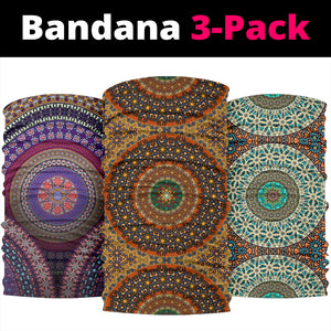 Mandala 2 Design by This is iT Original Bandana 3-Pack