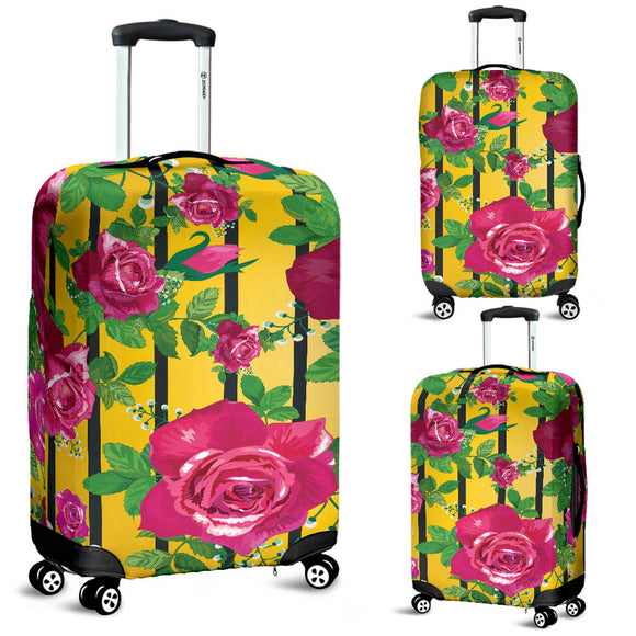 Luxury Rose Luggage Cover