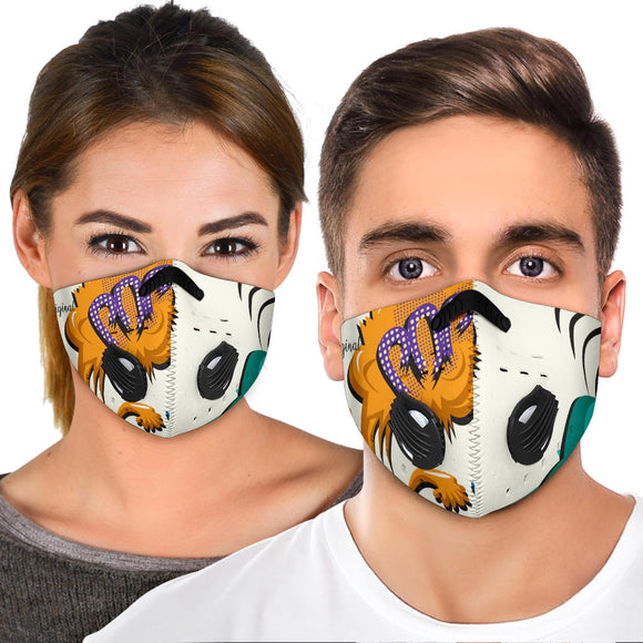 Pop Art Design Premium Protection Face Mask