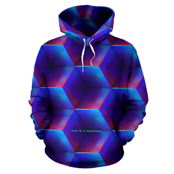 Crazy abstract colorful Geometric art Street Wear Unisex Hoodie