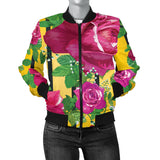 Luxury Rose Women's Bomber Jacket