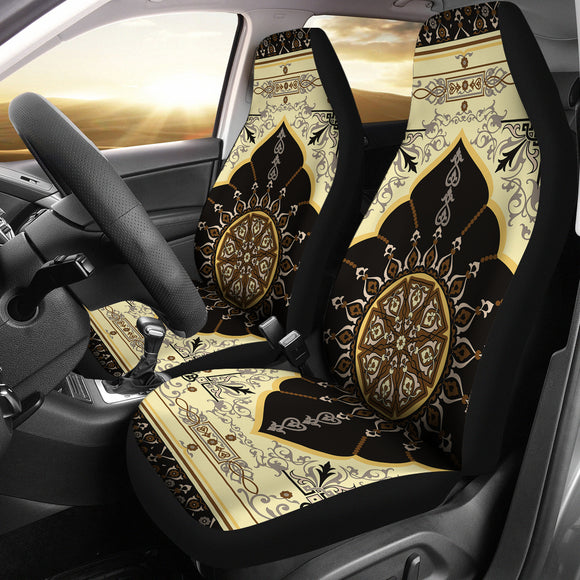 Luxury Ornamental Persian Style 4 Pair Of Car Seat Covers