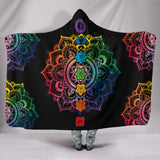 Chakra Mandala Premium Hooded Blanket
