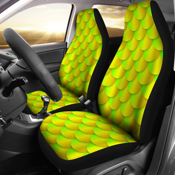 Neon Mermaid Car Seat Cover