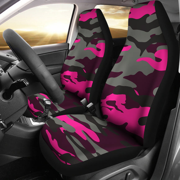 Silver Army Style Car Seat Cover