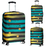 Luxury Neon Strips Luggage Cover