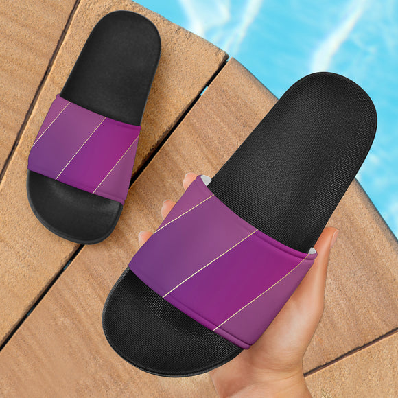 Glamour Purple Slide Sandals