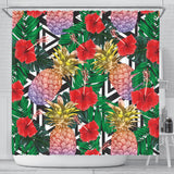 Summer Pineapple Love Shower Curtain